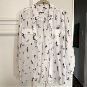 Equipment Silk Cactus Button Down